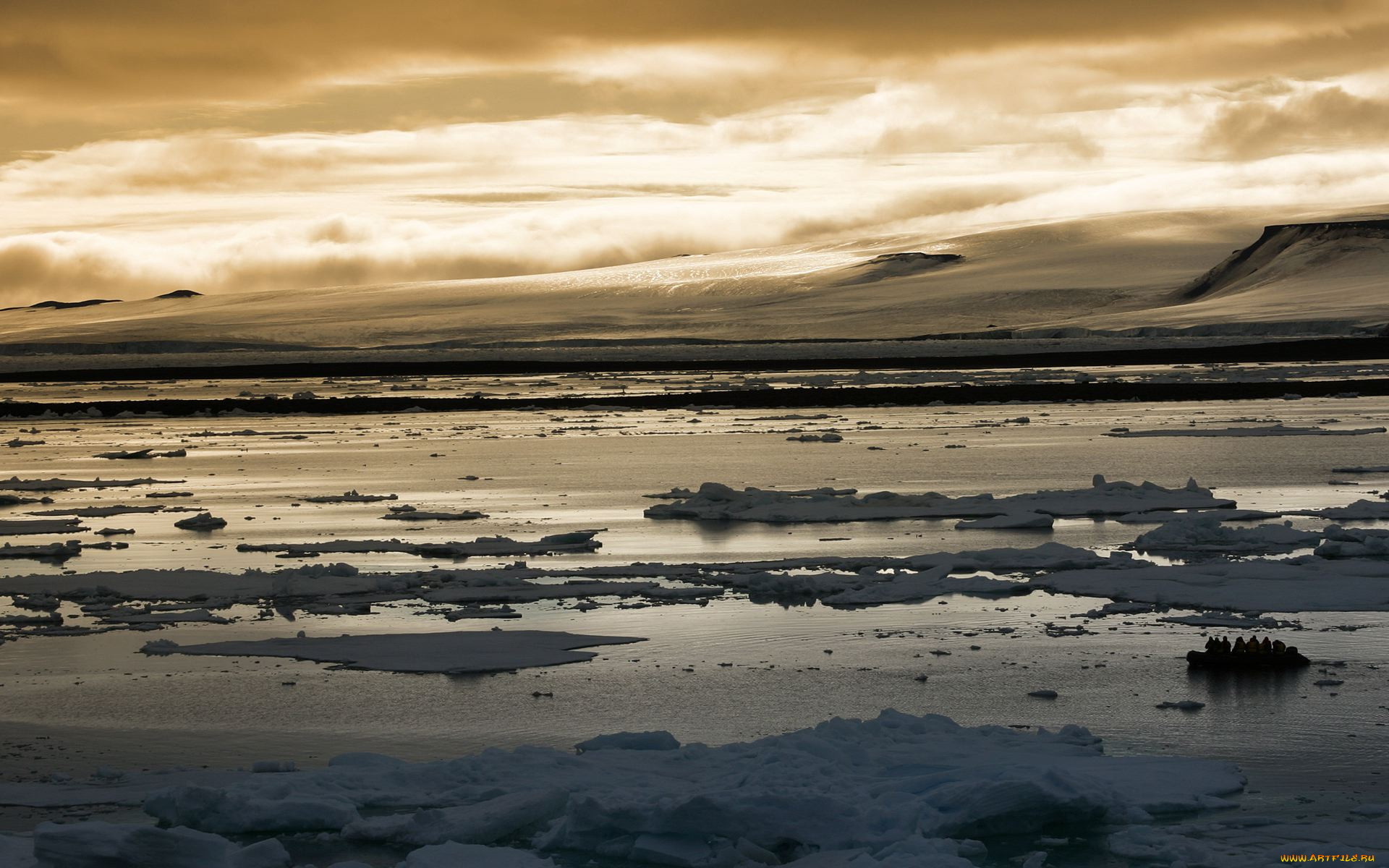 arctic, sunset, , , 